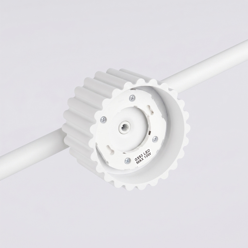 Κρεμαστό φωτιστικό AURA σε καλώδιο, 4xGX53/10W/230V, λευκό