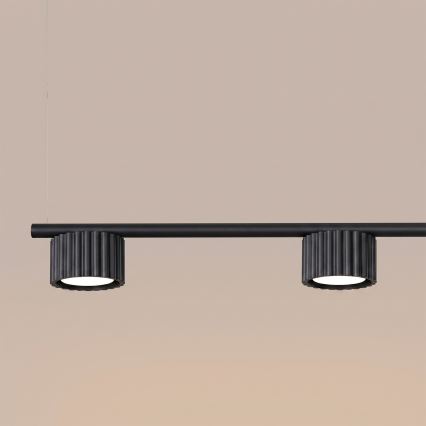 Κρεμαστό φωτιστικό AURA με καλώδιο 4xGX53/10W/230V, μαύρο