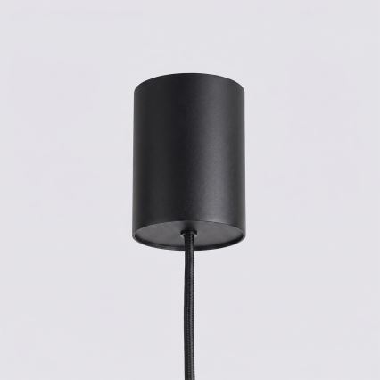 Κρεμαστό φωτιστικό AURA με καλώδιο 4xGX53/10W/230V, μαύρο
