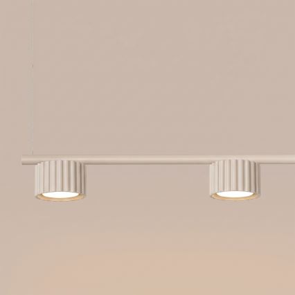 Κρεμαστό φωτιστικό με καλώδιο AURA 4xGX53/10W/230V εκρού