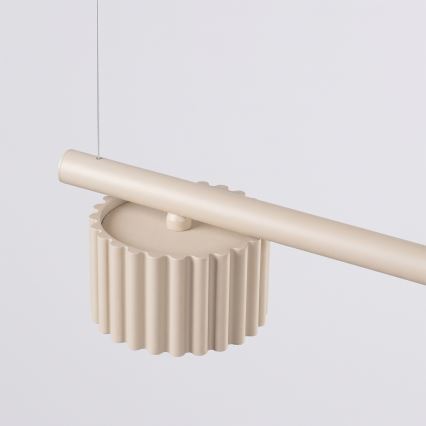 Κρεμαστό φωτιστικό με καλώδιο AURA 4xGX53/10W/230V εκρού