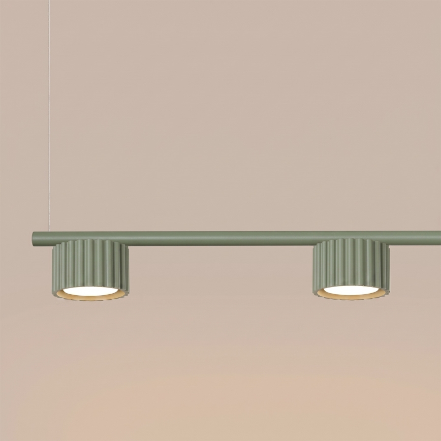 Κρεμαστό φωτιστικό AURA με καλώδιο, 4xGX53/10W/230V, πράσινο
