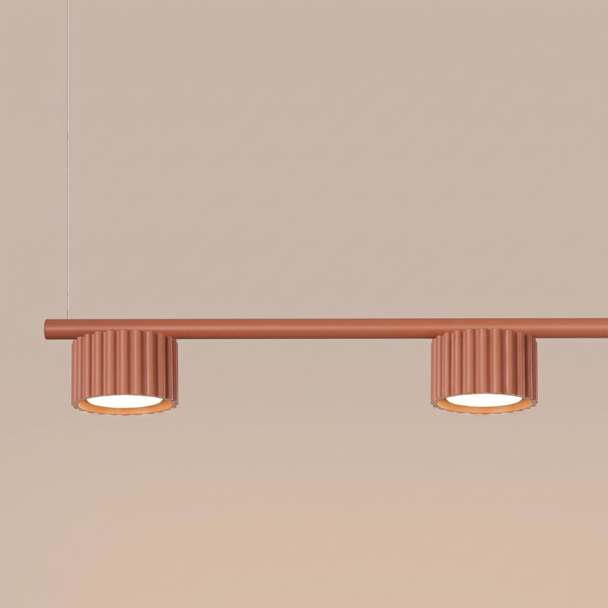 Κρεμαστό φωτιστικό AURA με καλώδιο, 4xGX53/10W/230V, κόκκινο