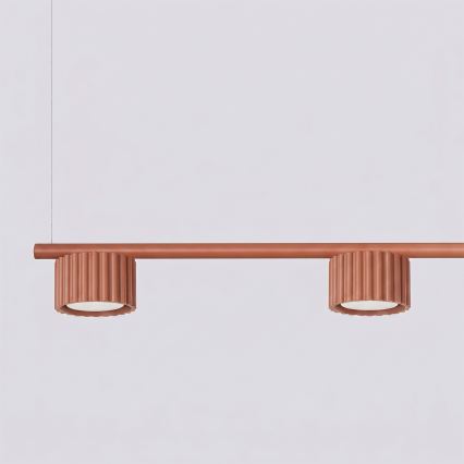 Κρεμαστό φωτιστικό AURA με καλώδιο, 4xGX53/10W/230V, κόκκινο