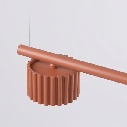 Κρεμαστό φωτιστικό AURA με καλώδιο, 4xGX53/10W/230V, κόκκινο