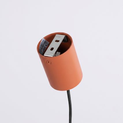 Κρεμαστό φωτιστικό AURA με καλώδιο, 4xGX53/10W/230V, κόκκινο