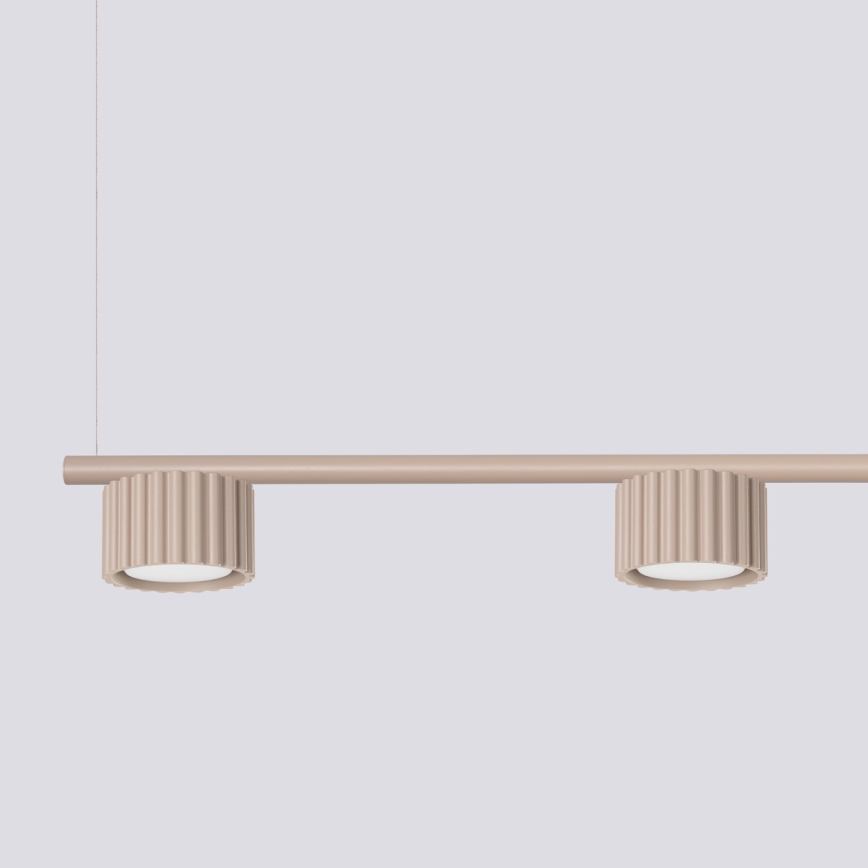 Κρεμαστό φωτιστικό με καλώδιο AURA 4xGX53/10W/230V, σε τάουπ