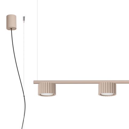 Κρεμαστό φωτιστικό με καλώδιο AURA 4xGX53/10W/230V, σε τάουπ