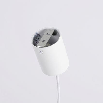 Κρεμαστό φωτιστικό με καλώδιο KARBON 4xGU10/10W/230V λευκό