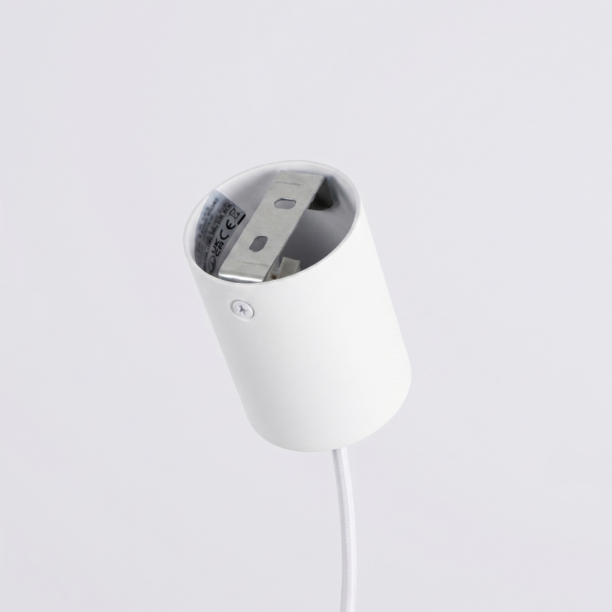 Κρεμαστό φωτιστικό με καλώδιο KARBON 4xGU10/10W/230V λευκό