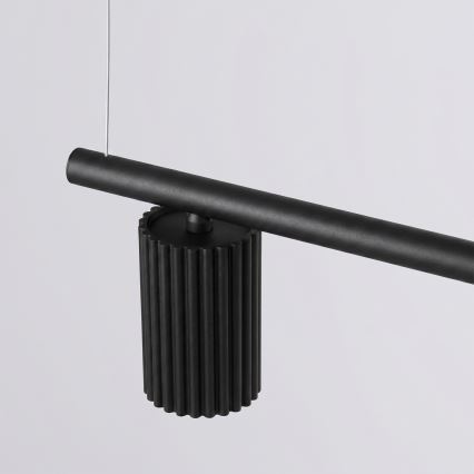 Κρεμαστό φωτιστικό με καλώδιο KARBON 4xGU10/10W/230V μαύρο