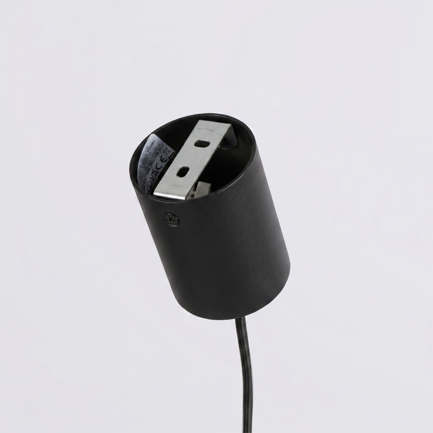 Κρεμαστό φωτιστικό με καλώδιο KARBON 4xGU10/10W/230V μαύρο