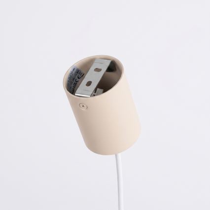 Κρεμαστό φωτιστικό με καλώδιο KARBON 4xGU10/10W/230V σε κρεμ απόχρωση