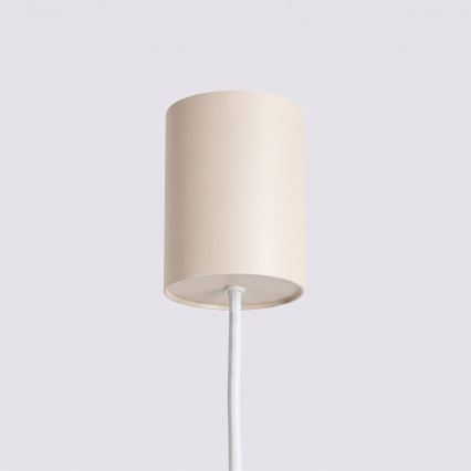 Κρεμαστό φωτιστικό με καλώδιο KARBON 4xGU10/10W/230V σε κρεμ απόχρωση