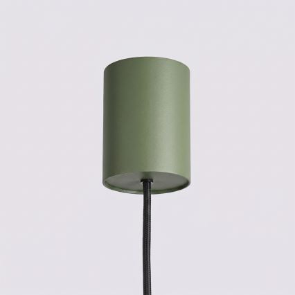 Κρεμαστό φωτιστικό με καλώδιο KARBON 4xGU10/10W/230V πράσινο