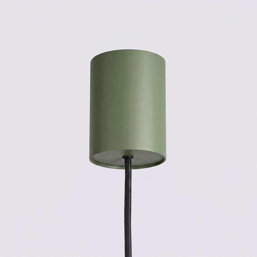 Κρεμαστό φωτιστικό με καλώδιο KARBON 4xGU10/10W/230V πράσινο