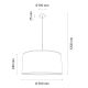 Κρεμαστό φωτιστικό οροφής  BENITA 1xE27/40W/230V δρυς –FSC πιστοποίηση
