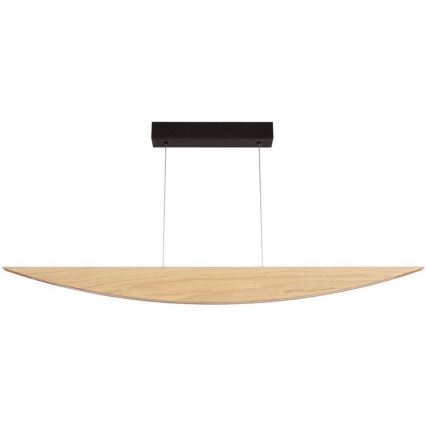 Led Dimmable κρεμαστό φωτιστικό οροφής DUBAI LED/14W/230V δρυς