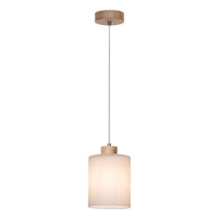 Κρεμαστό φωτιστικό οροφής ZEFIR 1xE27/60W/230V δρυς