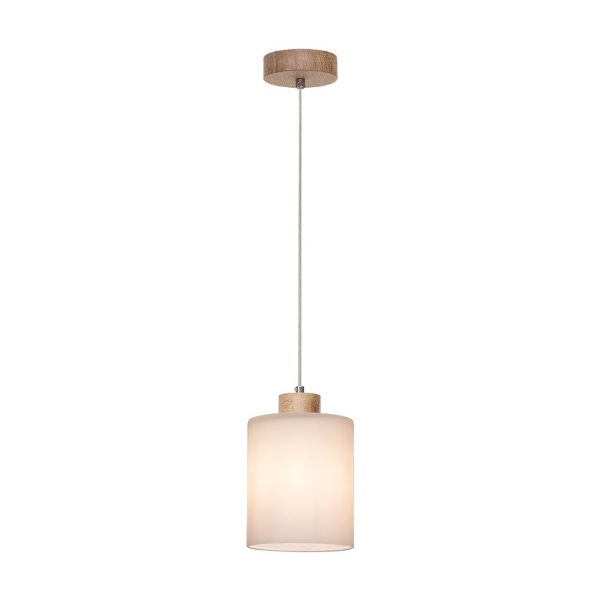 Κρεμαστό φωτιστικό οροφής ZEFIR 1xE27/60W/230V δρυς