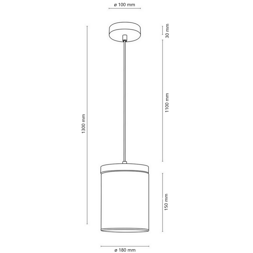 Spot-Light 161859151 - Κρεμαστό πολύφωτο MONSUN 1xE27/60W/230V πεύκο