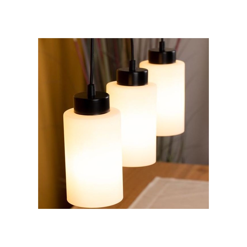 Πολύφωτο με συρματόσχοινο BOSCO 3xE27/60W/230V