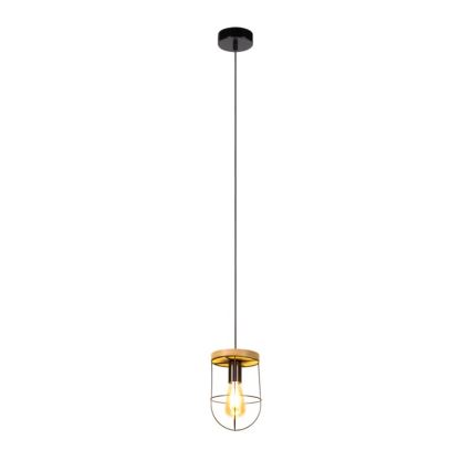 Κρεμαστό πολύφωτο NETUNO 1xE27/60W/230V δρυς