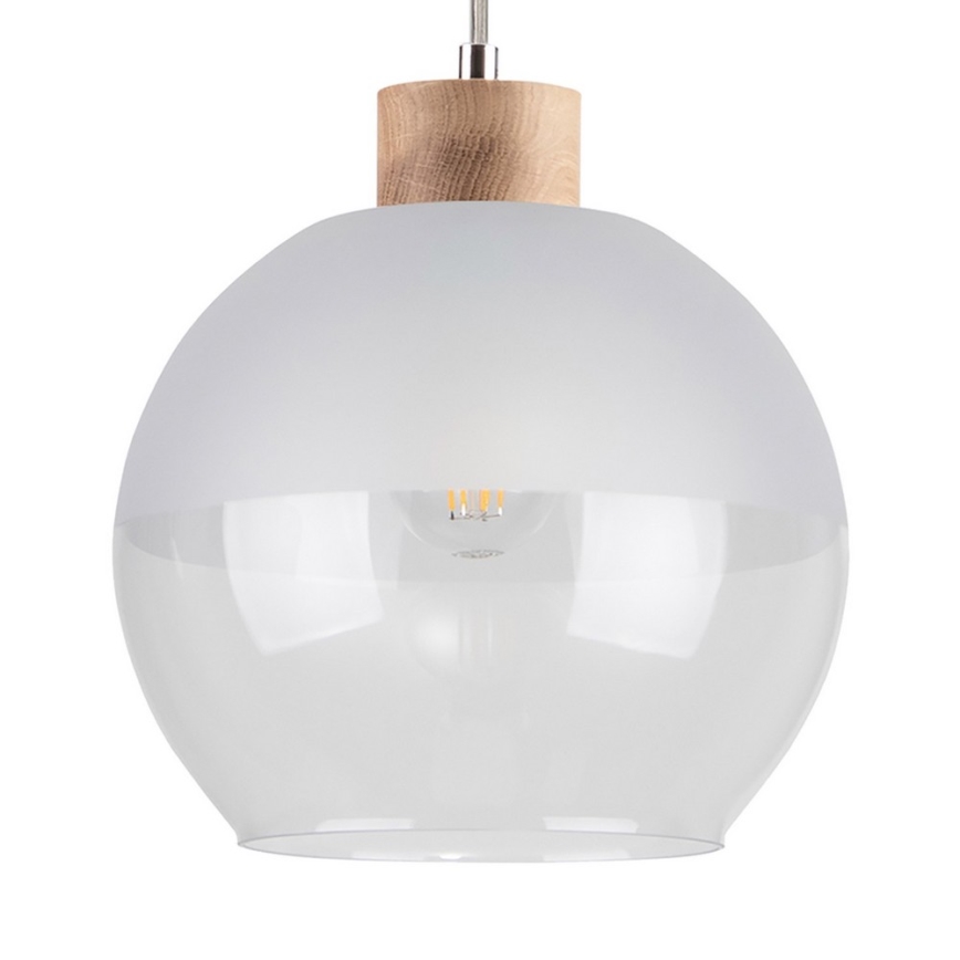 Φωτιστικό οροφής με καλώδιο ALESSANDRO 1xE27/60W/230V δρυς