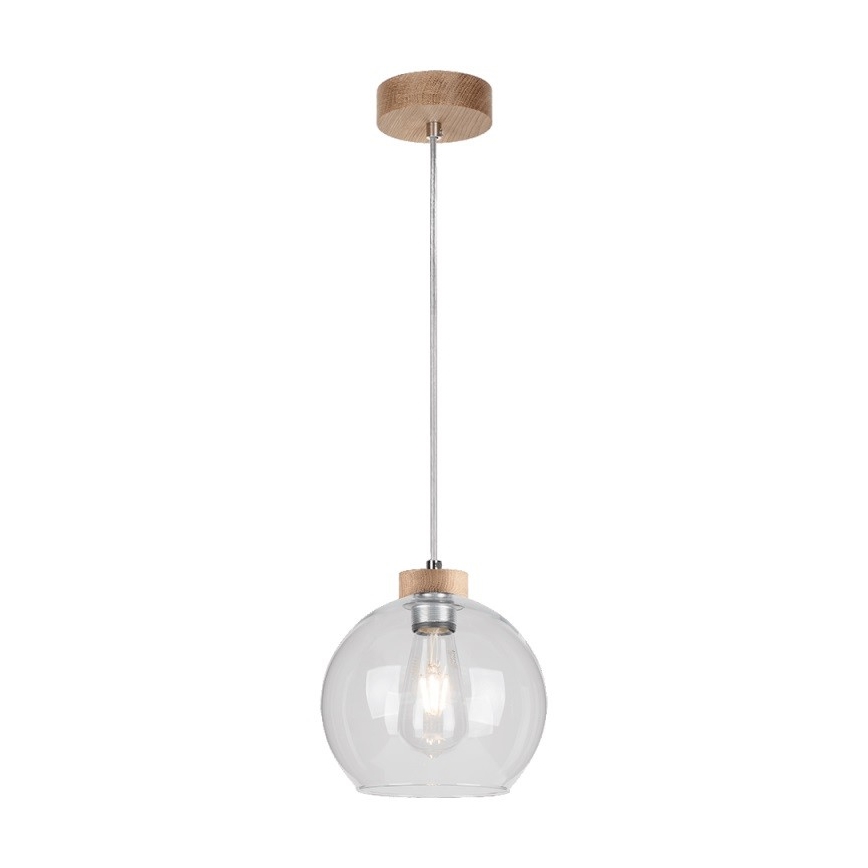 Φωτιστικό οροφής με καλώδιο LAGUNA 1xE27/60W/230V δρυς
