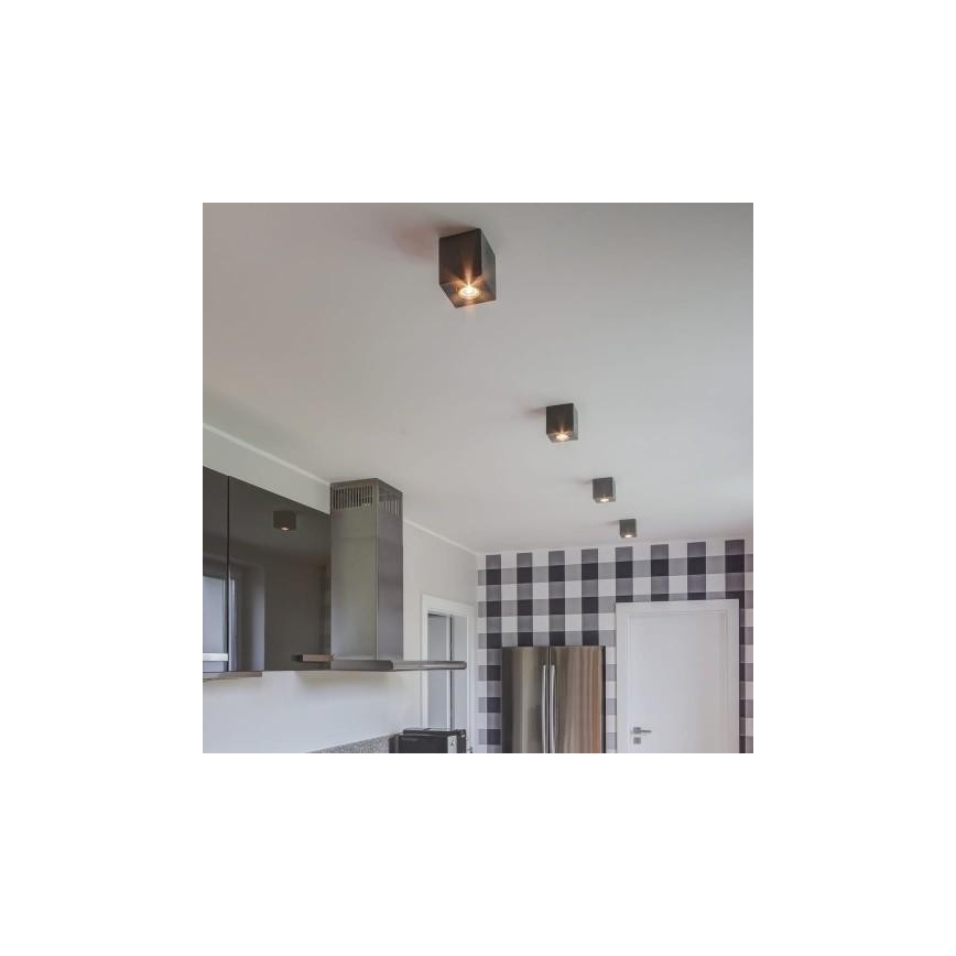 Φωτιστικό οροφής CONCRETEDREAM 1xGU10/6W/230V τσιμέντο - Πιστοποίηση FSC