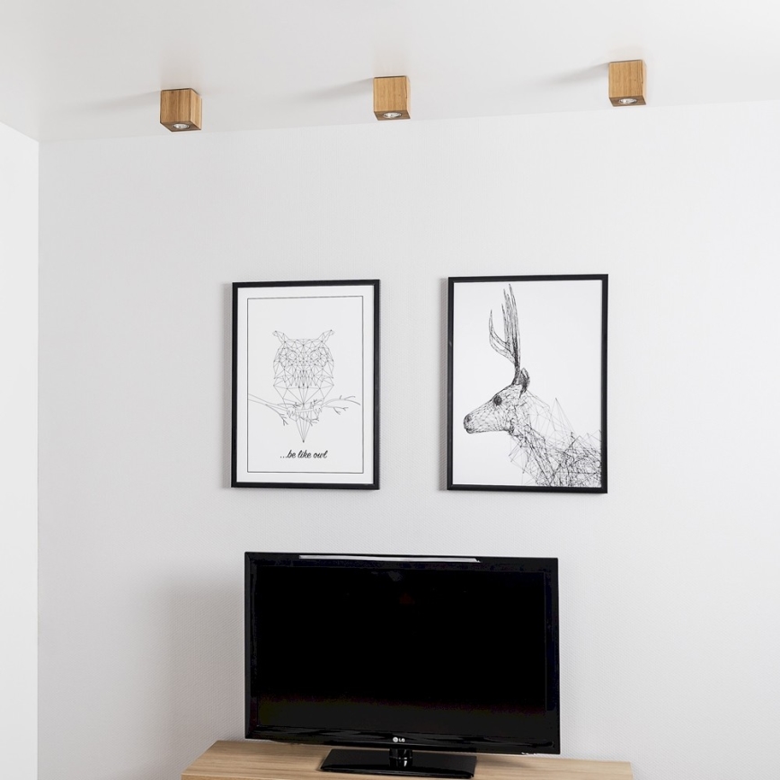 Φωτιστικό οροφής WOODDREAM 1xGU10/6W/230V δρυς