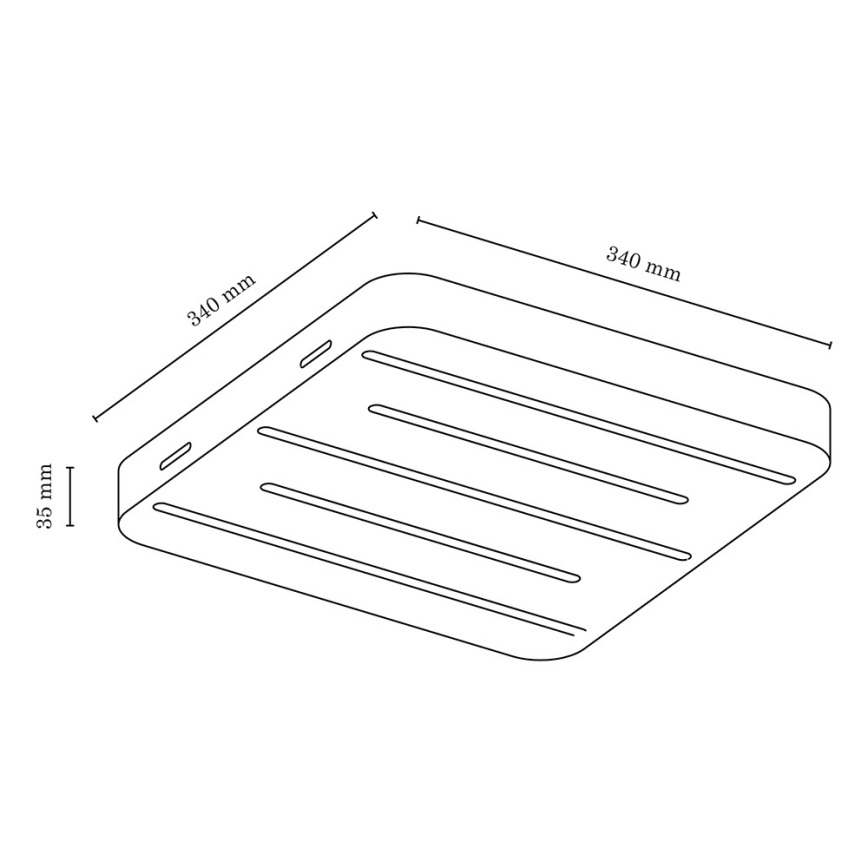 Φως οροφής LED NEELE LED/19,5W/230V