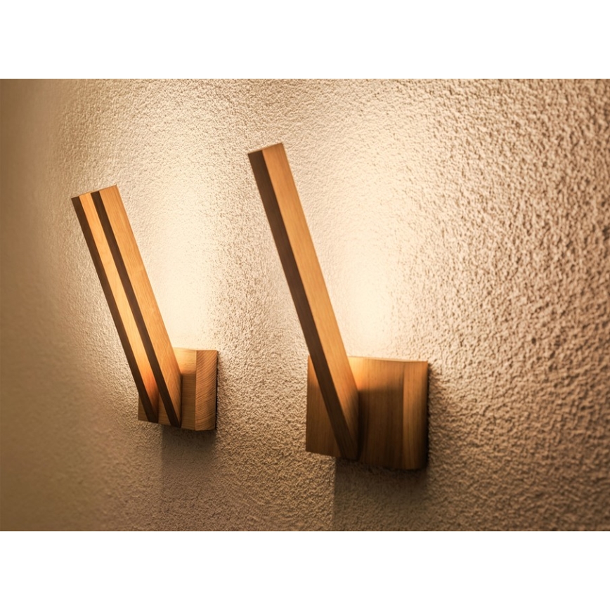 LED Φωτιστικό τοίχου LINUS LED/3W/230V δρυς