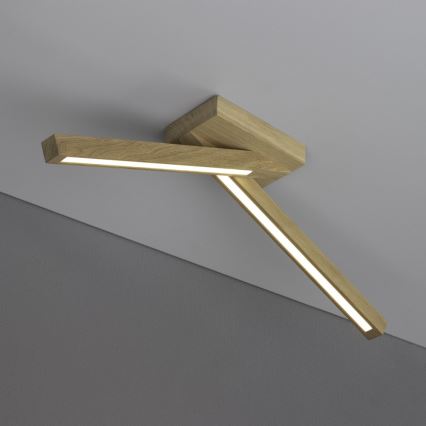 LED Επιτοίχιο φωτιστικό LINUS 2xLED/4,5W/230V ματ δρυς