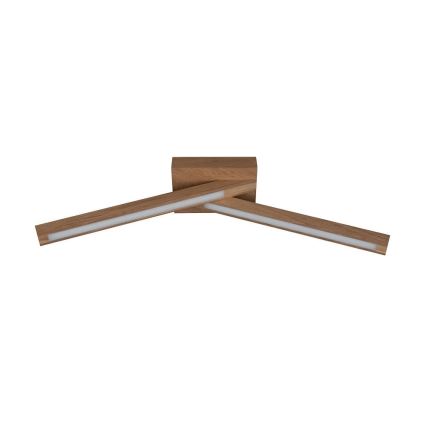 LED Πλαφονιέρα οροφής LINUS 2xLED/4,5W/230V ματ δρυς