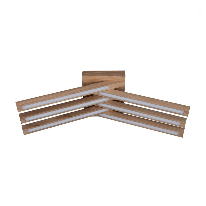 LED Πλαφονιέρα οροφής LINUS 6xLED/4,5W/230V ματ δρυς