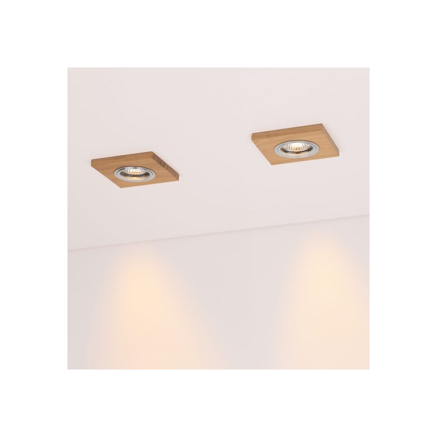 LED φωτιστικό οροφής VITAR 1xGU10/5W/230V CRI 90 δρυς