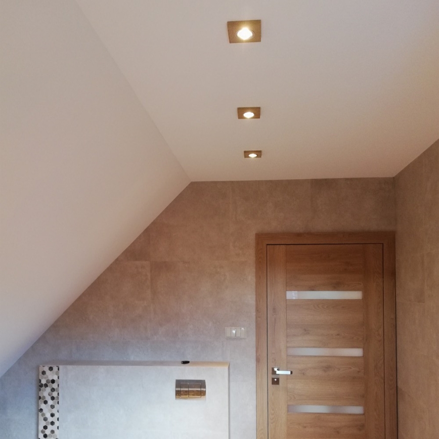 ΣΕΤ 3x LED Εντοιχιστό φωτιστικό VITAR 1xGU10/5W/230V CRI 90 σε χρώμα ψαμμίτης