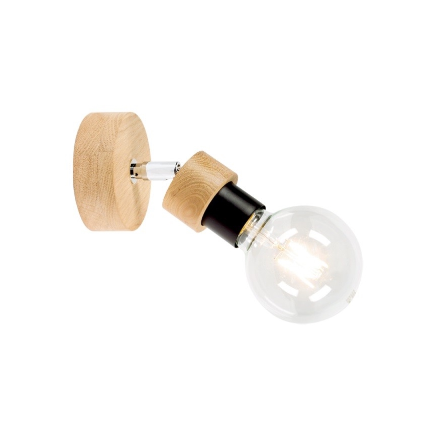 Επιτοίχιο φωτιστικό spot MARJOLAINE 1xE27/25W/230V, φινίρισμα δρυός