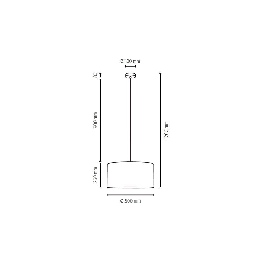 Πολύφωτο σε σχοινί SCARLETT 1xE27/60W/230V