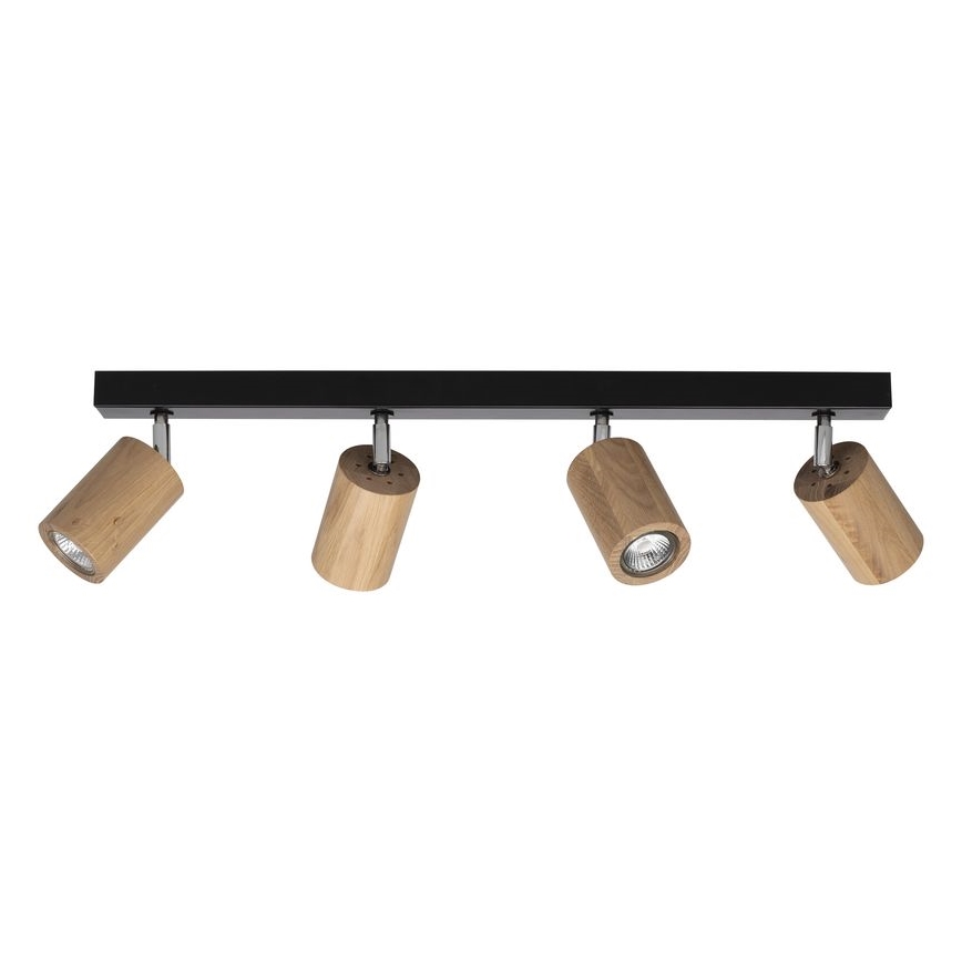 Φωτιστικό LED οροφής MATTI 4xGU10/5W/230V δρυς