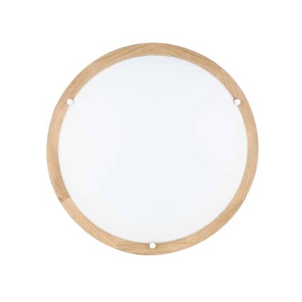 Φωτιστικό οροφής FRIDA 2xE27/40W/230V δρυς