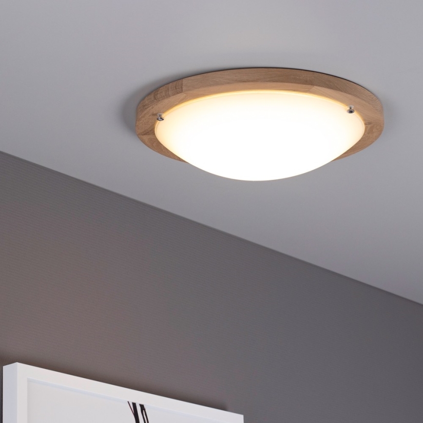 Φωτιστικό οροφής FRIDA 2xE27/40W/230V δρυς