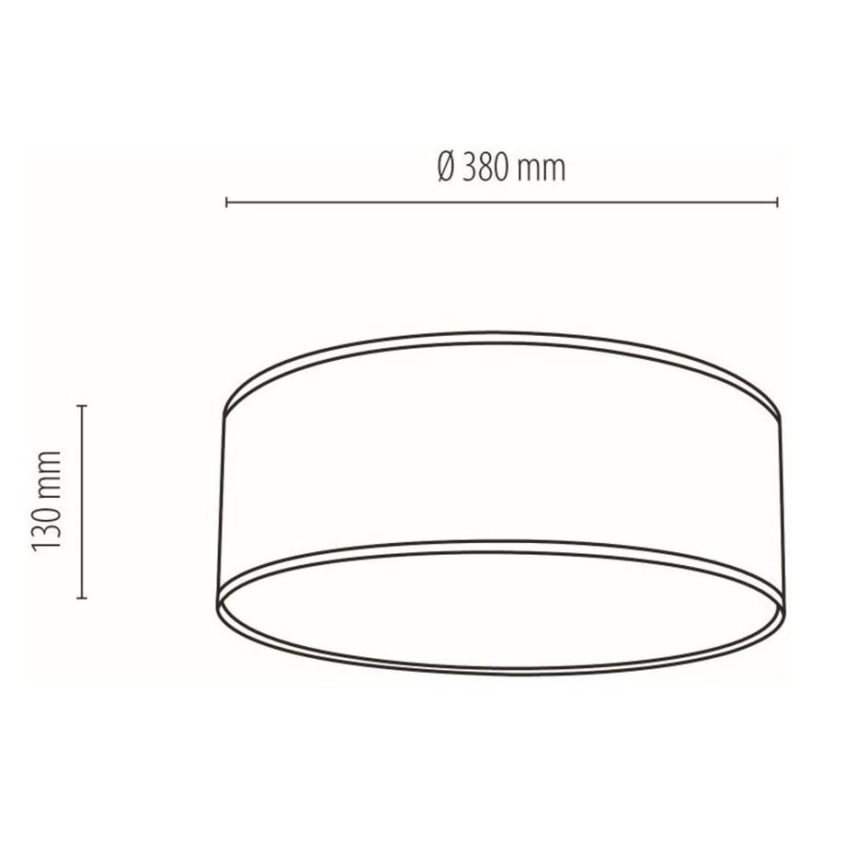 Οροφής φωτιστικό BOHO 3xE27/25W/230V διάμ. 38 εκ. λευκό