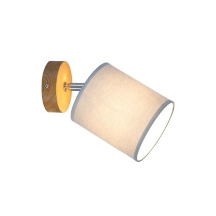 Σποτ τοίχου APRILLIA 1xE27/25W/230V δρυς γκρι
