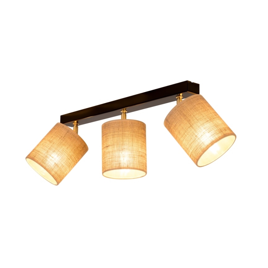 Stropní  φωτιστικό σποτ JUTE 3xE27/25W/230V