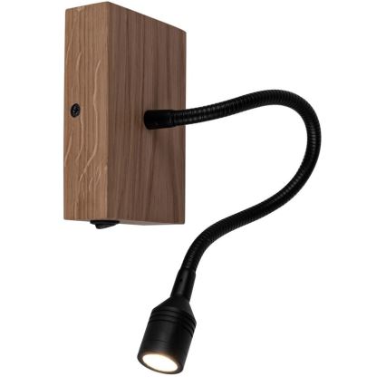 LED επιτοίχιο φωτιστικό LECTOR LED/2,5W/230V δρυς