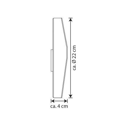 Ηλιακό φωτιστικό αριθμού οικίας LED LED/3x0,1W/2,4V 1200 mAh IP44