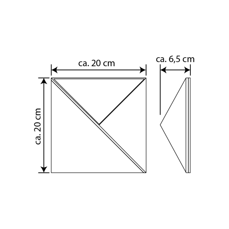 Ηλιακό φωτιστικό αριθμού οικίας LED LED/3x0,1W/2,4V 1200 mAh IP44