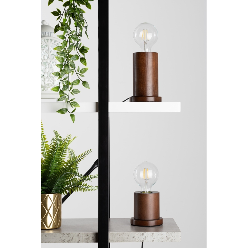 Επιτραπέζια λάμπα TASSE 1xE27/25W/230V φηγός